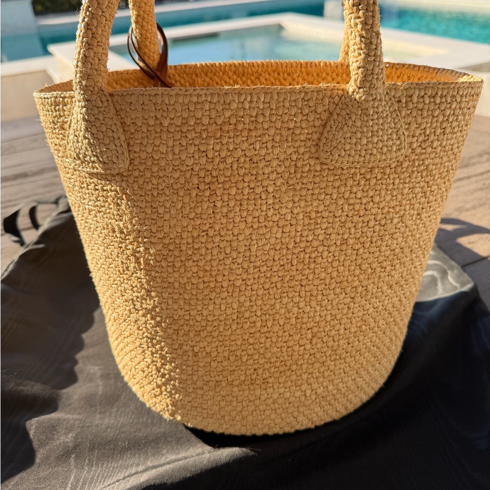 Celine Classic Panier in Raffia - Picture 3 of 7